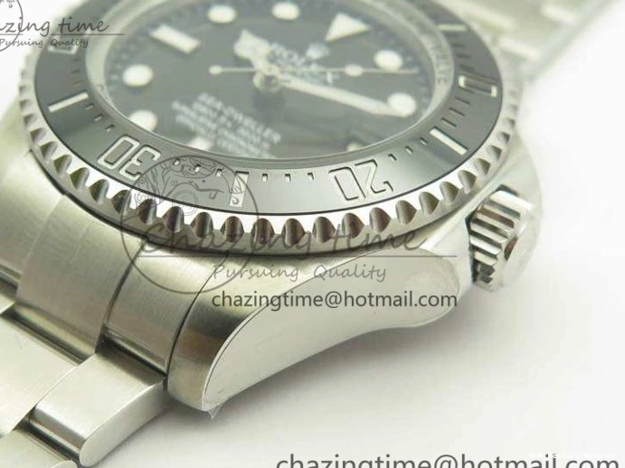 Best AAA Replica Sites Black DEEPSEA ARF Bracelet 904L 1:1 Best Case And SH SS 116660 3484 WaterResistant Sea-Dweller Edition 1217